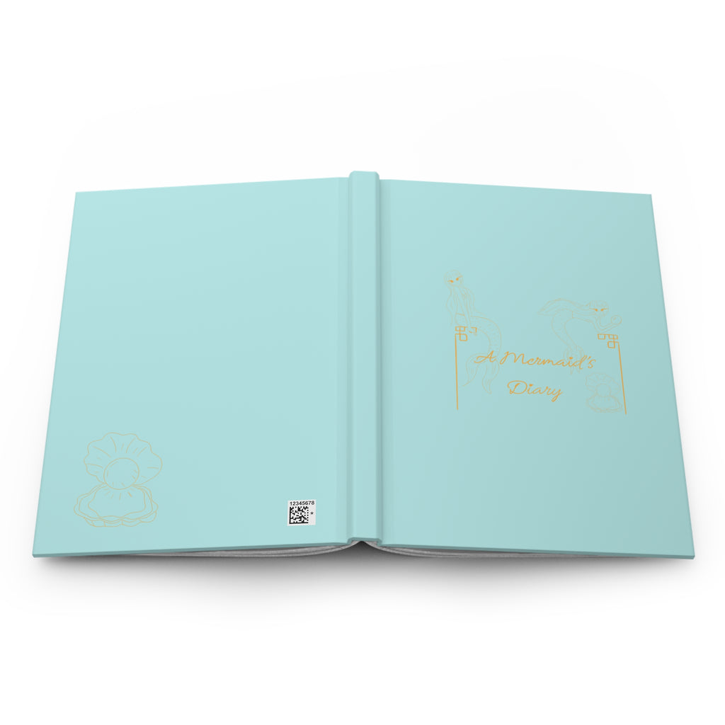 Journal intime « Mermaid’s Diary » à couverture rigide — Élégant carnet