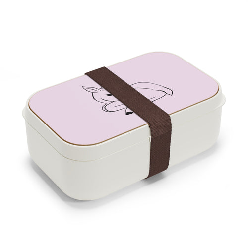 Boîte à repas Rose avec dessin De biche