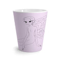 Tasse à café lavandre  avec dessin de fée
