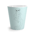 Tasse à café verte avec dessin de sirène
