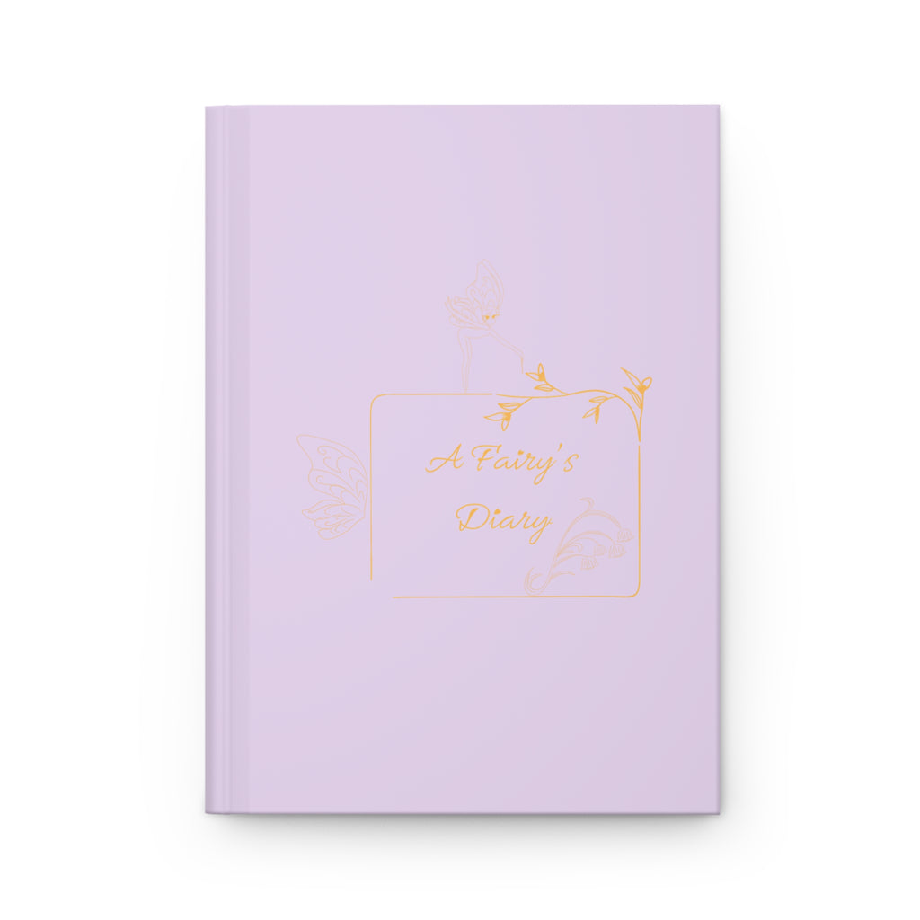 Journal intime relié « A Fairy's Diary » — Carnet  lavande pour femmes et adolescentes
