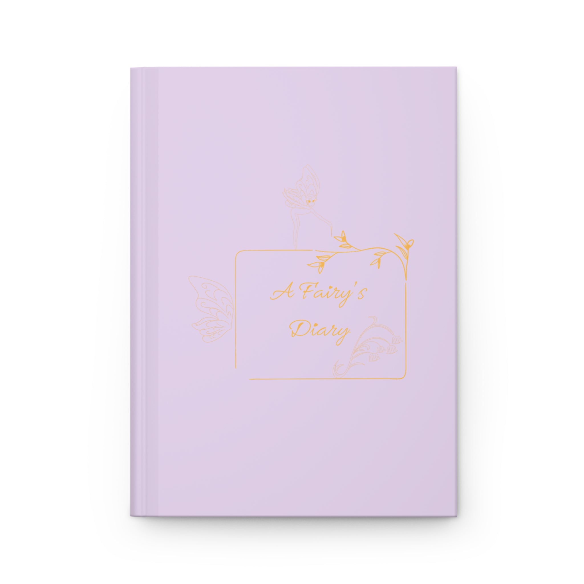 Journal intime relié « A Fairy's Diary » — Carnet  lavande pour femmes et adolescentes