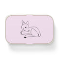 Boîte à repas Rose avec dessin De biche