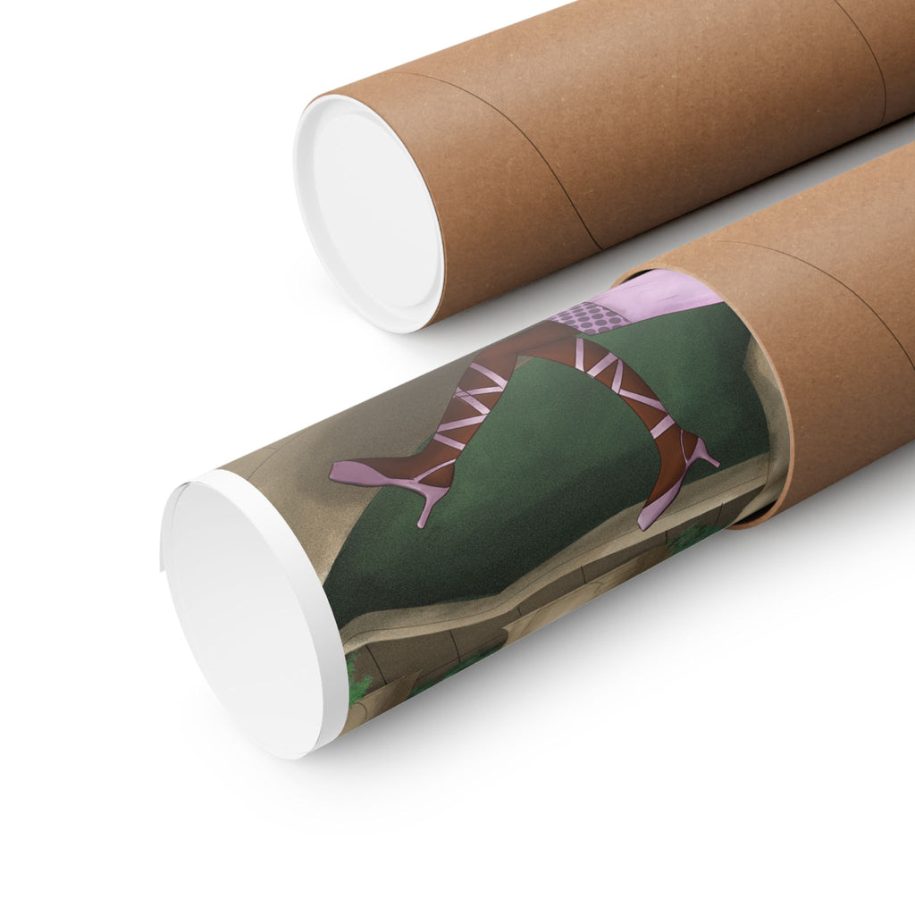Matte Horizontal Poster—Rêverie à la Fontaine