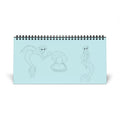 Calendrier de bureau « Sirène » 2027 – minimaliste à grille