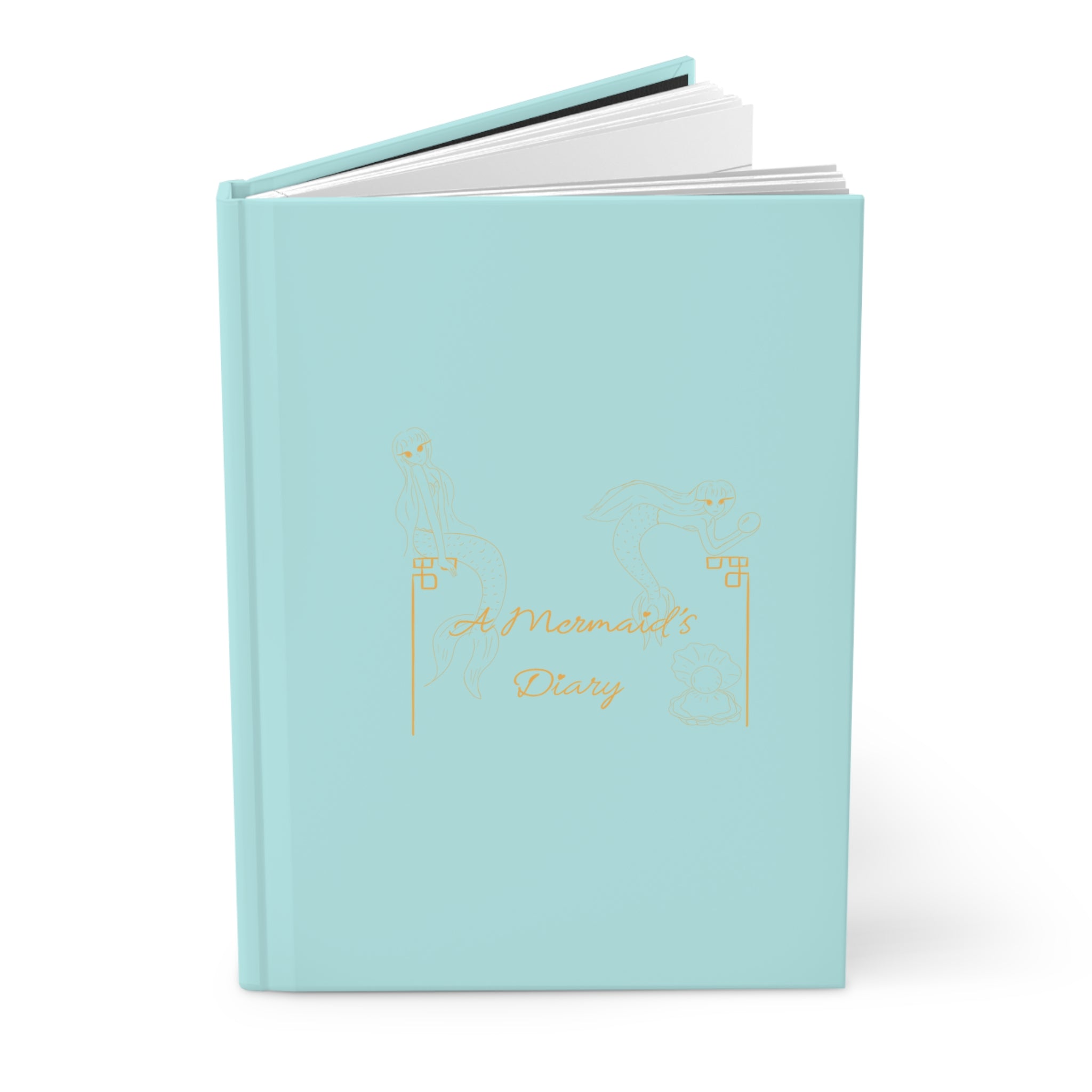 Journal intime « Mermaid’s Diary » à couverture rigide — Élégant carnet