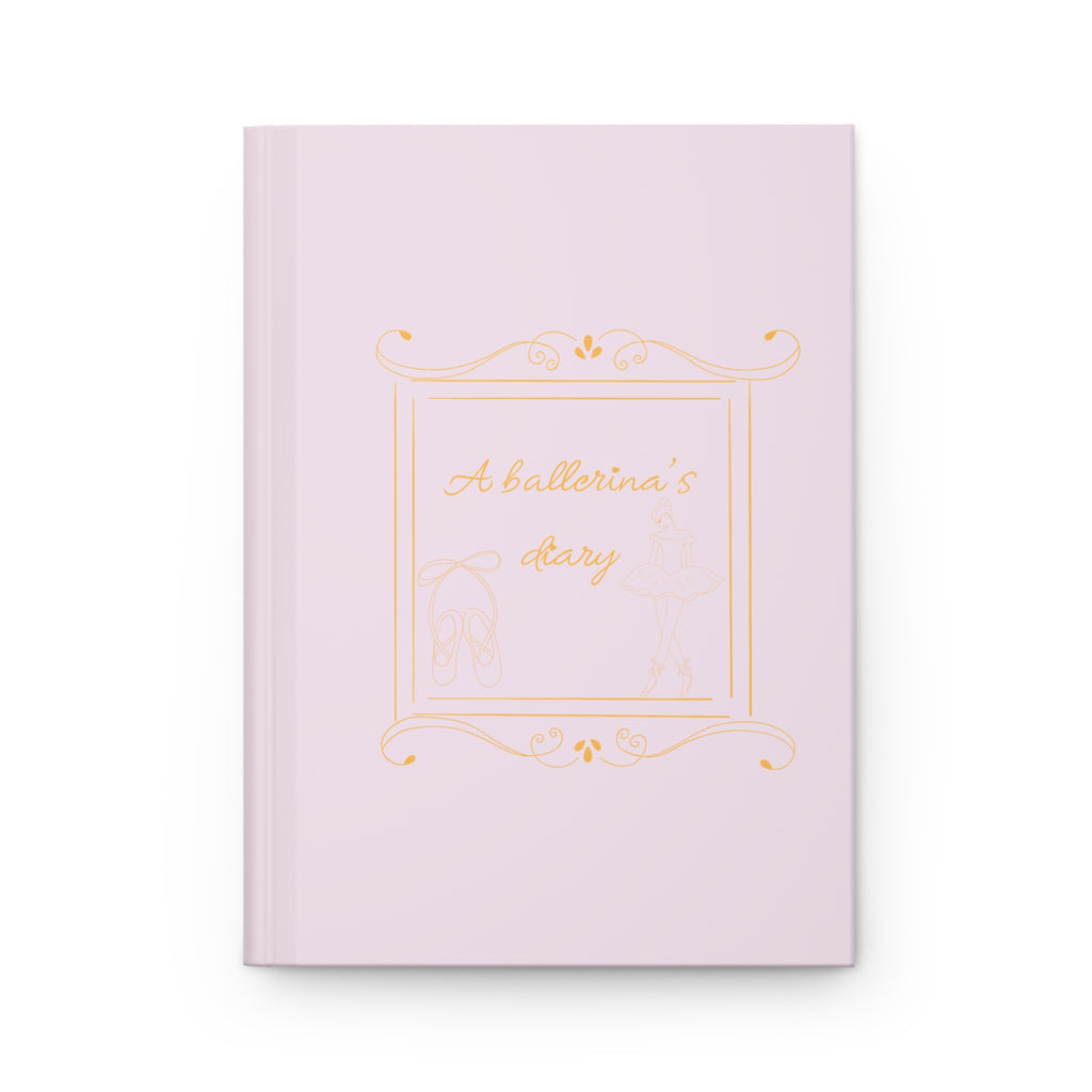 Journal intime « Ballerina's Diary » à couverture rigide — Carnet de ballet rose pour les danseuses et les passionnés de danse
