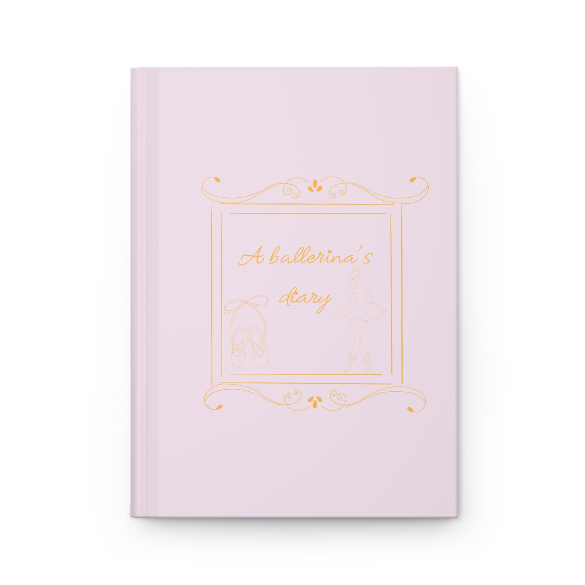 Journal intime « Ballerina's Diary » à couverture rigide — Carnet de ballet rose pour les danseuses et les passionnés de danse