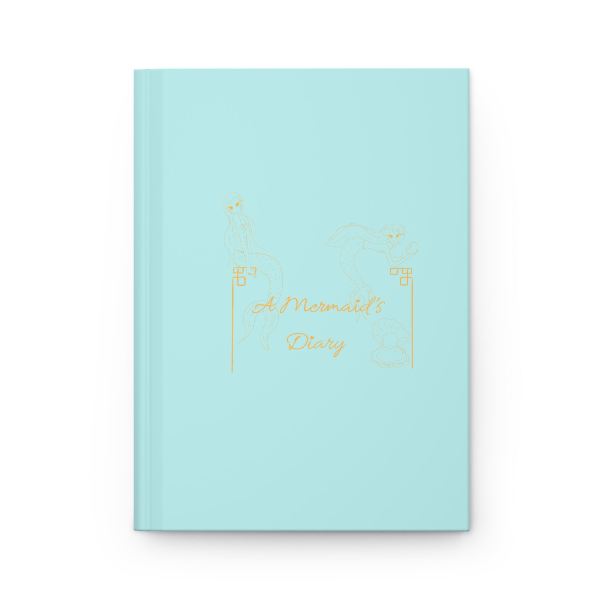 Journal intime « Mermaid’s Diary » à couverture rigide — Élégant carnet