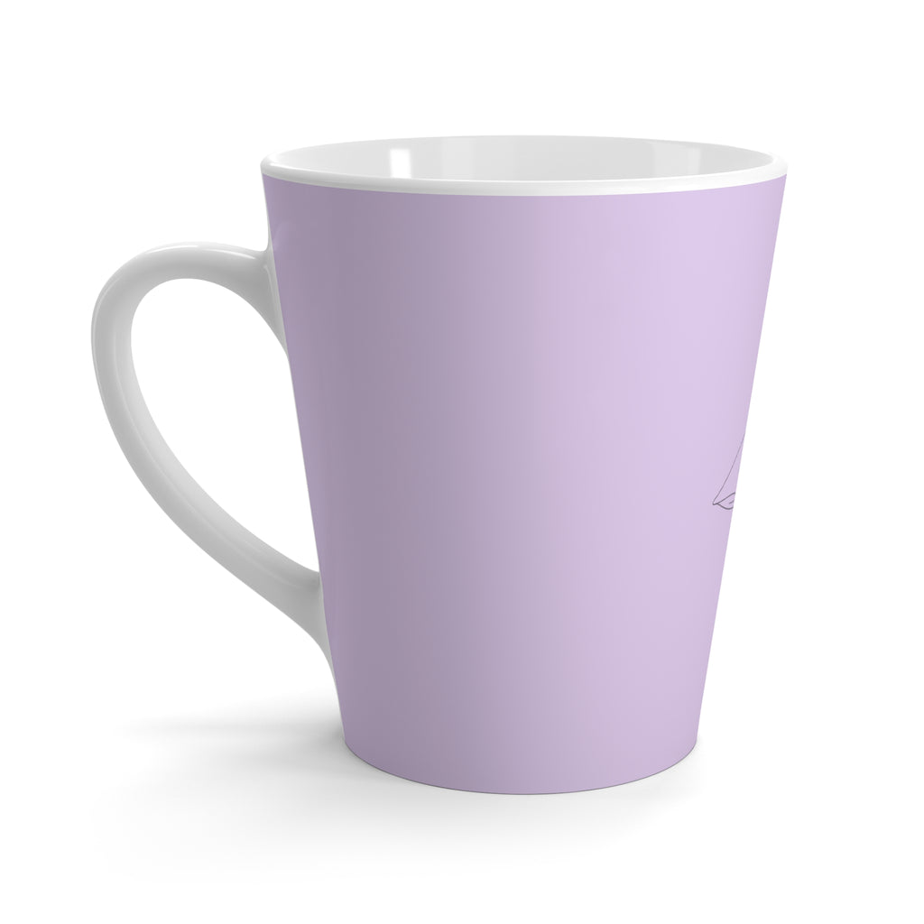 Tasse à café lavender avec dessin de ballerine