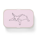Boîte à repas Rose avec dessin de lapin
