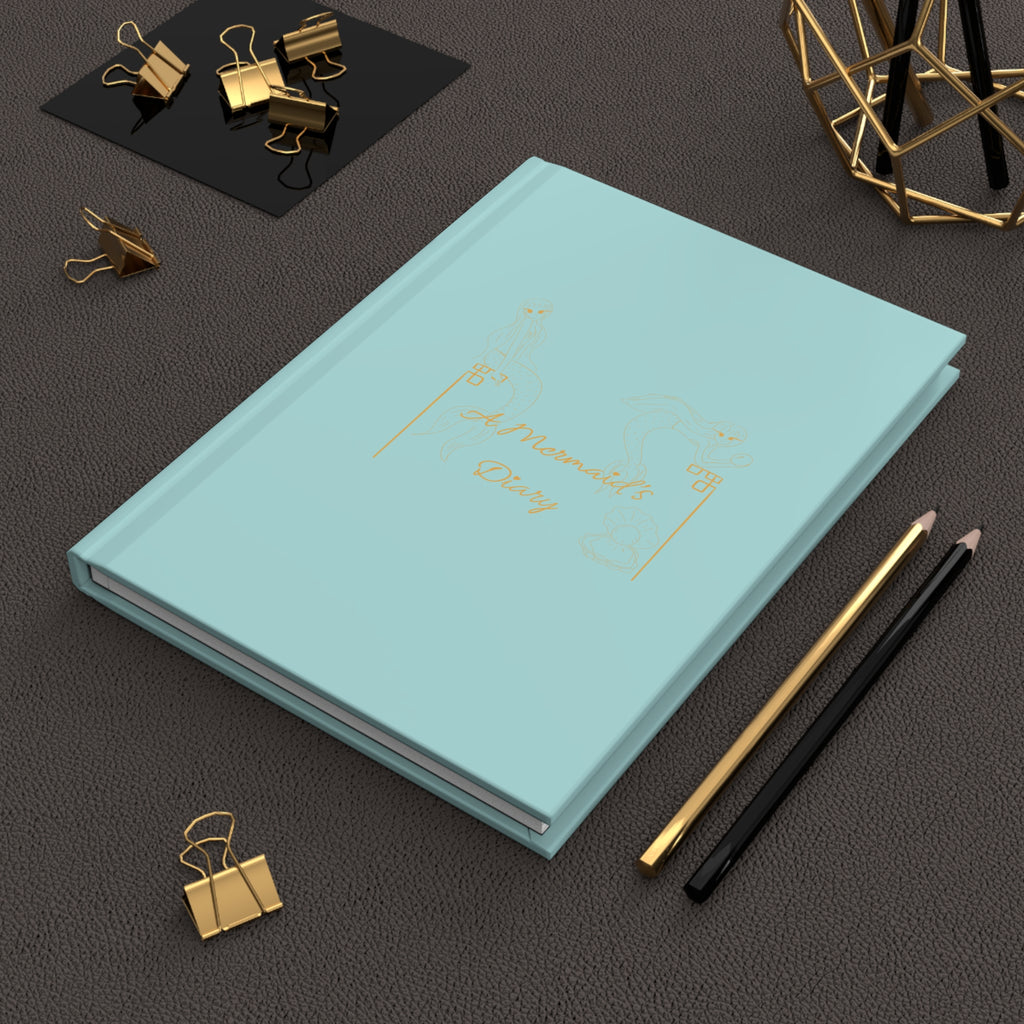 Journal intime « Mermaid’s Diary » à couverture rigide — Élégant carnet