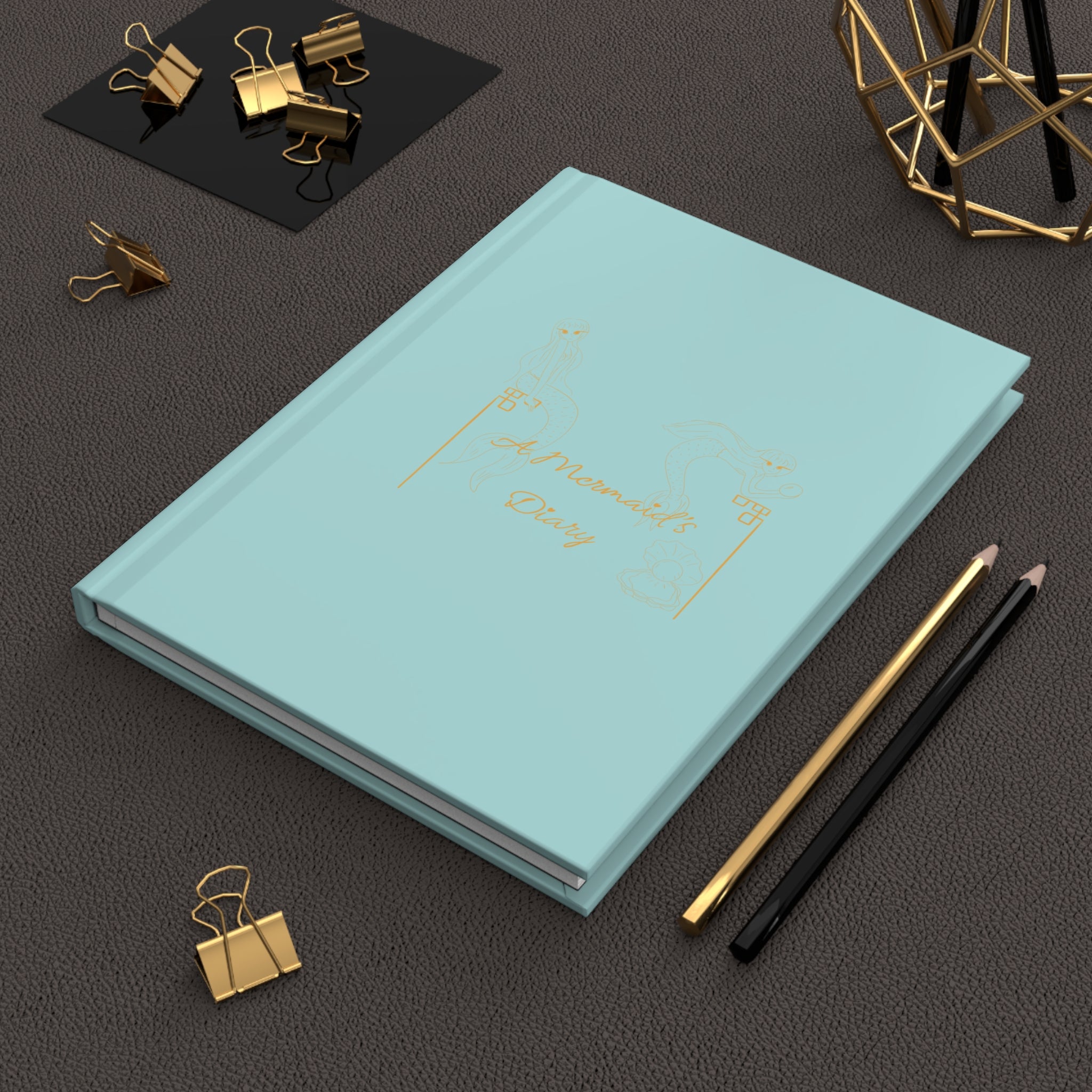 Journal intime « Mermaid’s Diary » à couverture rigide — Élégant carnet
