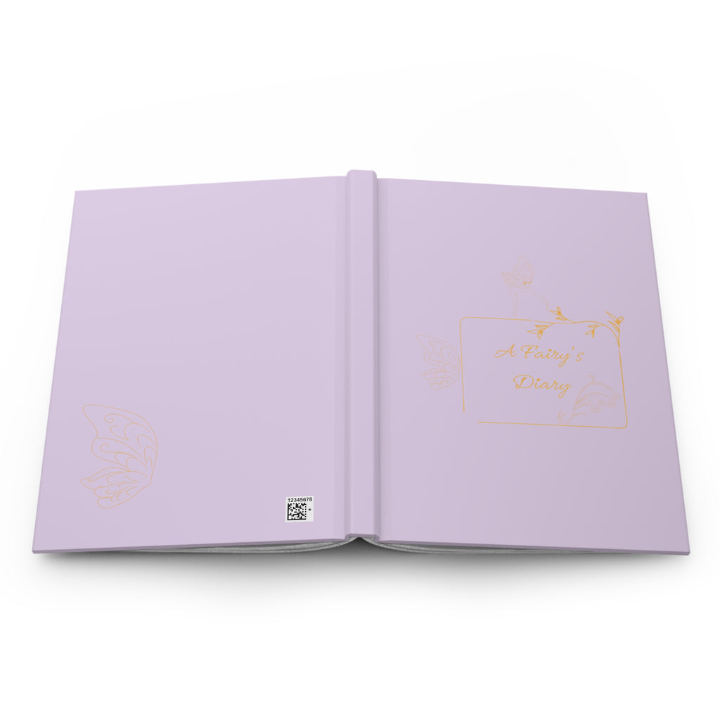 Journal intime relié « A Fairy's Diary » — Carnet  lavande pour femmes et adolescentes