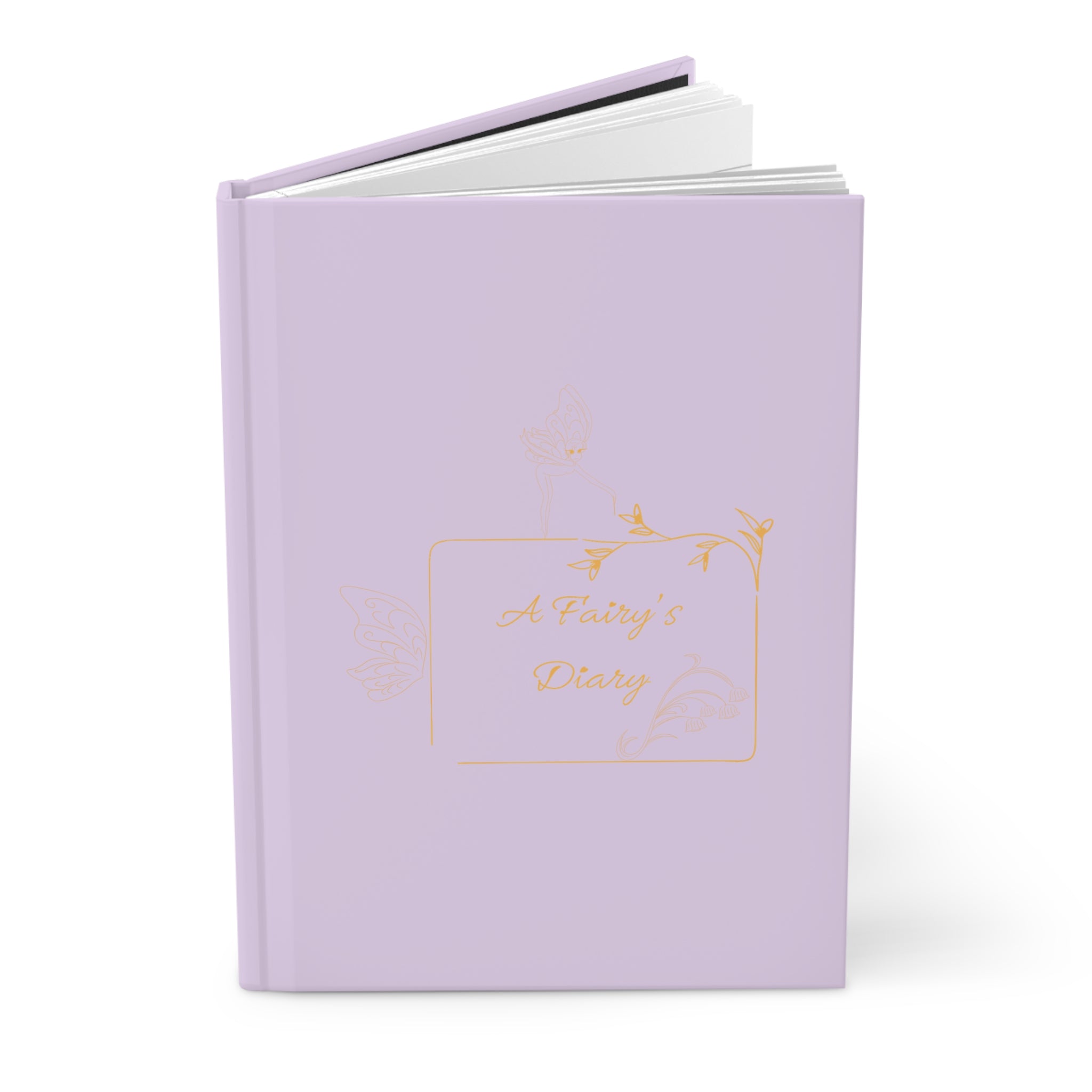 Journal intime relié « A Fairy's Diary » — Carnet  lavande pour femmes et adolescentes